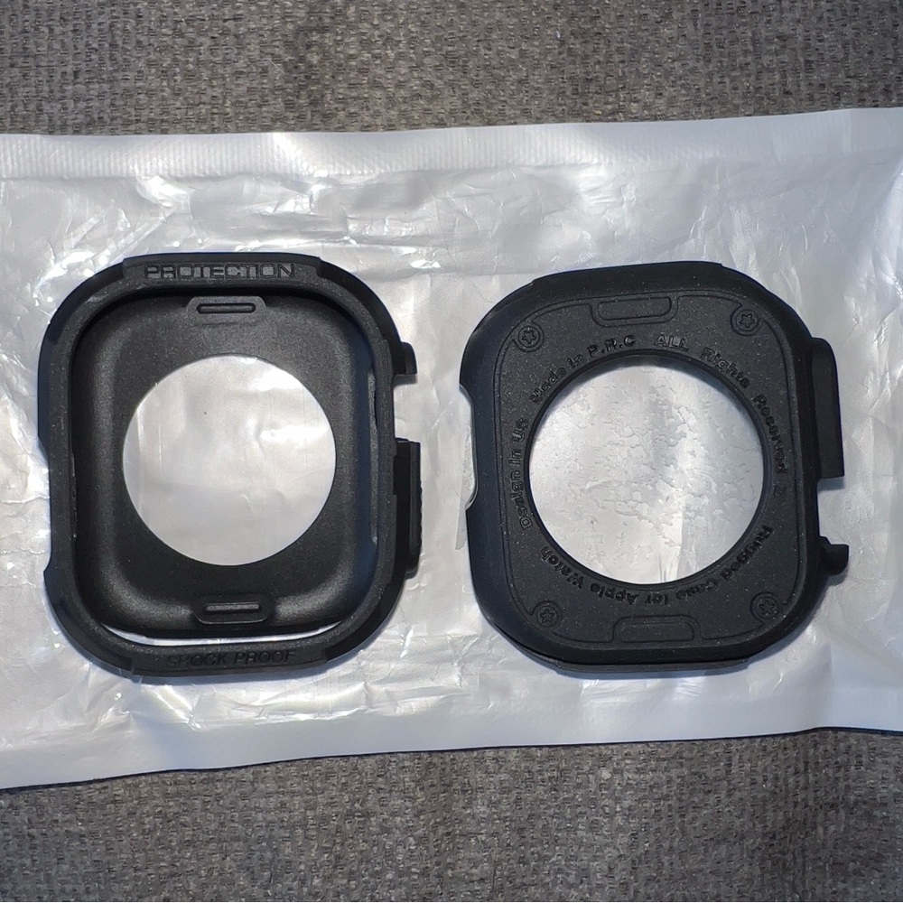 Apple Watch Ultra compatible tpu black case 49 mm (2 pack) NWOT. - Picture 5 of 7
